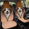 Custom Photo Car Seat Covers - Personalized Birthday Gifts For Dog Cat Lovers, Dog Dad And Mom, Cat Owners - Unzip Smiles With Your Pup