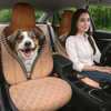 Custom Photo Car Seat Covers - Personalized Birthday Gifts For Dog Cat Lovers, Dog Dad And Mom, Cat Owners - Unzip Smiles With Your Pup