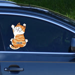 Custom Name Cartoon Cat Gifts for Cat Lovers - Personalized Decal