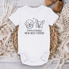 Custom Baby Onesie - Personalized Baby Shower, Gender Reveal Gifts For New Moms, New Dads, New Parents, Dog Dad And Mom - Newbie On The Dog Squad