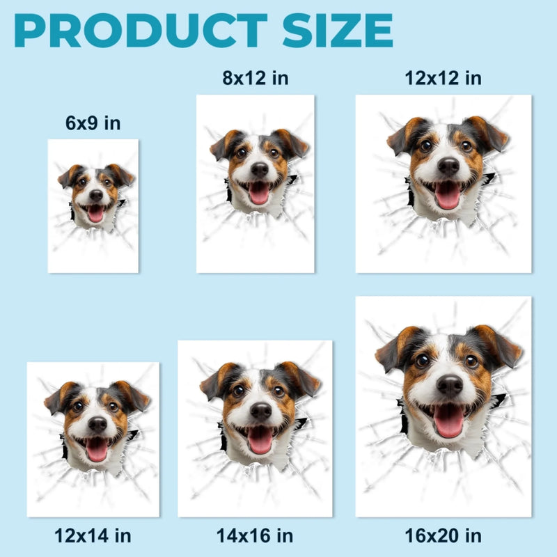 Custom Photo RV Decal - Personalized Birthday Gifts For Dog Cat Lovers, Dog Dad And Mom, Cat Owners - Too Cool To Stay Inside