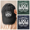 Custom Vintage Washed Denim Baseball Cap - Personalized Birthday Gifts For Mom, Grandma - Loved Most When Called Mom