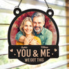 Custom Photo Window Hanging Suncatcher Ornament - Personalized Anniversary Wedding Gifts For Husband And Wife, Him And Her - Every Part Of Me Loves You