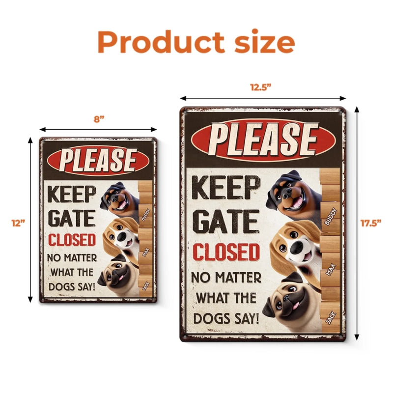 Custom Home Decor Metal Sign - Personalized  Birthday Gifts For Dog Lovers, Dog Dad And Mom - Beware Of Canine Charmers