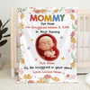 Custom Blanket - Personalized Baby Shower, Gender Reveal Gifts For New Moms, New Dads, New Parents - Snuggled In Your Love, Always
