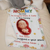 Custom Blanket - Personalized Baby Shower, Gender Reveal Gifts For New Moms, New Dads, New Parents - Snuggled In Your Love, Always