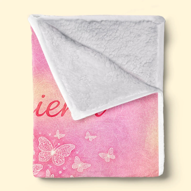 Custom Blanket - Personalized Best Friend Birthday Gifts For Women - True Friends Never Apart