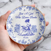Custom Full-Print Round Jewelry Dish - Personalized Bookish Gifts For Book Lovers, Bookworms, Readers - Bookworm Vibes Only