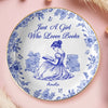Custom Full-Print Round Jewelry Dish - Personalized Bookish Gifts For Book Lovers, Bookworms, Readers - Bookworm Vibes Only