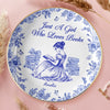 Custom Full-Print Round Jewelry Dish - Personalized Bookish Gifts For Book Lovers, Bookworms, Readers - Bookworm Vibes Only