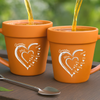 Custom Plant Pot Ceramic Mug - Personalized Garden Gifts For Gardeners, Mom, Grandma - Love Grows Through Every Generation -  Flower Pot Mug