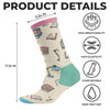 Custom Crew Socks - Personalized Bookish Gifts For Book Lovers, Bookworms, Readers - Readers Gonna Read