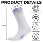 Custom Name Book Lover Gifts for Readers - Personalized Middle Tube Socks