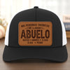 Gorra De Malla Con Parche De Cuero Personalizada - Regalos De Cumpleaños Personalizados Para Papá, Abuelo - Papá Y Orgulloso Cada Día