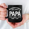 Taza Negra Personalizada - Regalos De Cumpleaños Personalizados Para Papá, Abuelo - Mis Personas Favoritas Me Llaman Abuelo