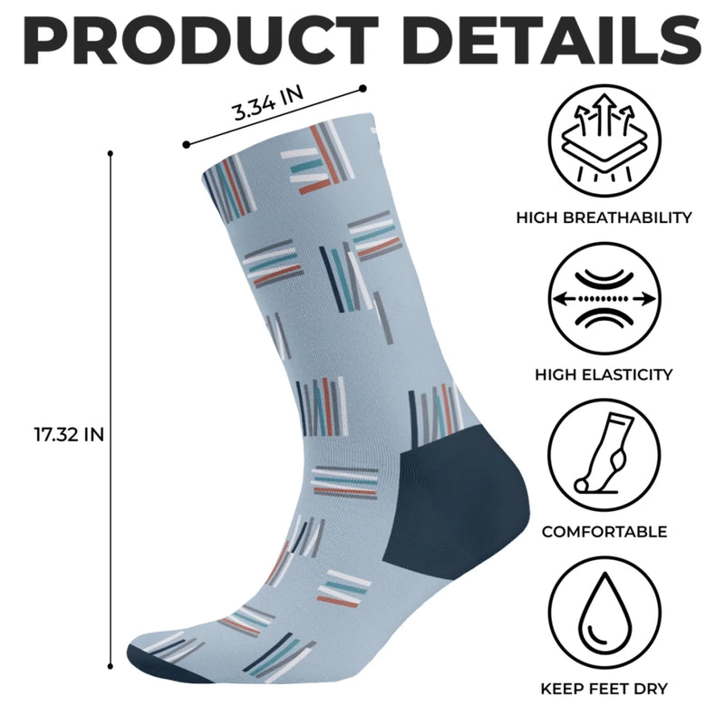 Custom Crew Socks - Personalized Bookish Gifts For Book Lovers, Bookworms, Readers - Don’t Kill My Reading Vibe
