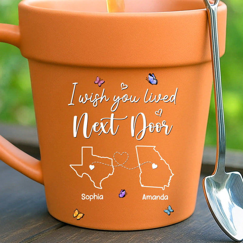 Custom Plant Pot Ceramic Mug - Personalized Best Friend Birthday Gifts For Women - Still Wild, Still Weird, Still Us - Flower Pot Mug