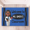 Custom Classroom Decor Decorative Mat - Personalized Back To School Gifts For Teachers - Where Young Minds Grow