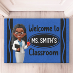 Custom Name Teacher Classroom Gifts - Personalized Doormat