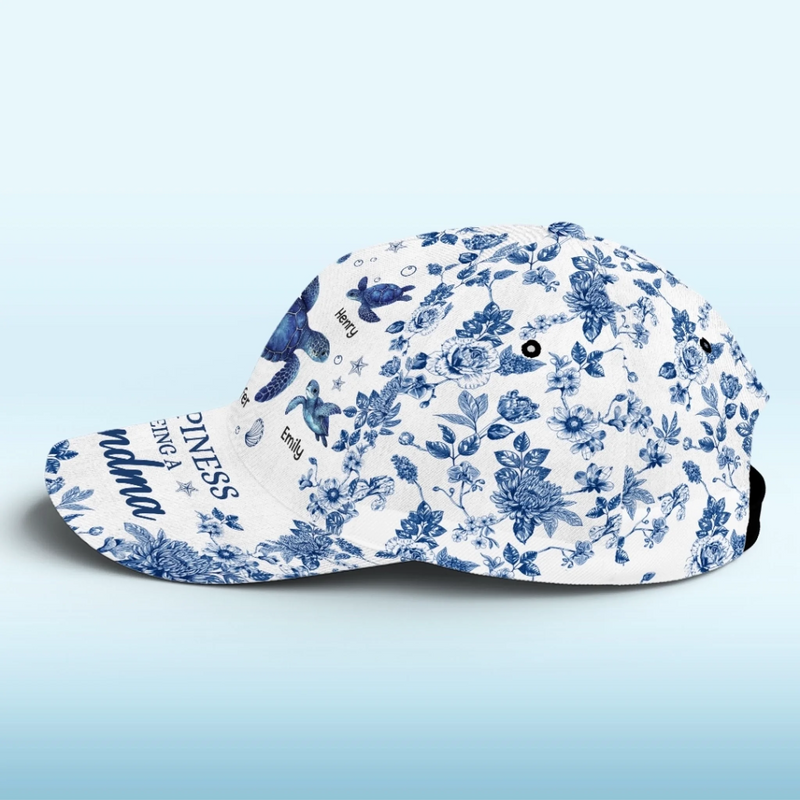 Custom Hat, All Over Print Classic Cap - Personalized Birthday Gifts For Mom, Grandma - Grandma Brings Joy To Every Day