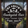 Custom Wood Sign - Personalized Summer Vacation And Travel Gifts For Women, Men, Family - Welcome To Our Backyard Paradise