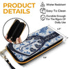 Custom Leather Long Wallet - Personalized Birthday Gifts For Mom, Grandma - Hearts Linked By Family Love