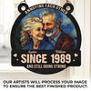 Custom Photo Window Hanging Suncatcher Ornament - Personalized Anniversary Wedding Gifts For Husband And Wife, Him And Her - Every Minute With You Is Priceless