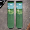 Custom Photo Crew Socks - Personalized Golf Gifts For Men, Women - Walks Like A Pro, Swings Like A Legend