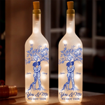 Custom Name Love Tree Couple Gifts - Personalized Bottle Lamp
