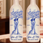 Custom Name Love Tree Couple Gifts - Personalized Bottle Lamp