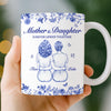 Custom Mug - Personalized Birthday Gifts For Mom, Grandma - Mother And Daughter Forever