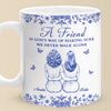 Custom Mug - Personalized Best Friend Birthday Gifts For Women - Besties For The Resties