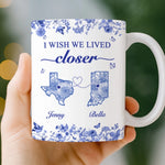 Custom Name Long Distance Gifts - Personalized Mugs