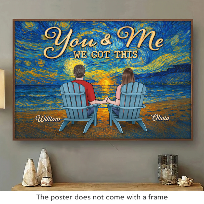 Custom Horizontal Poster - Personalized Anniversary Wedding Gifts For Husband And Wife, Him And Her - Still My Favorite View