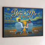 Custom Name You & Me Couple Gifts - Personalized Poster