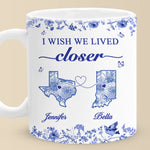 Custom Name Long Distance Gifts - Personalized Mugs