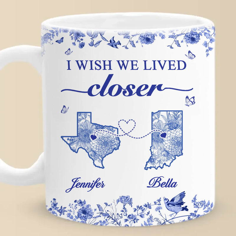 Custom Name Long Distance Gifts - Personalized Mugs