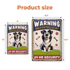 Custom 3D Inflated Effect Printed Home Decor Metal Sign - Personalized  Birthday Gifts For Dog Lovers, Dog Dad And Mom - Woofing Is Our Warning System