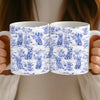 Custom Mug - Personalized Birthday Gifts For Dog Lovers, Dog Dad And Mom - Sip In Style, Bark In Blue