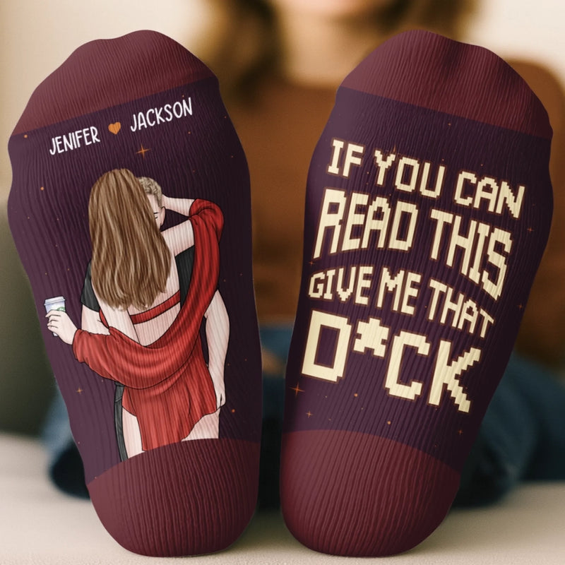 Custom Crew Socks - Personalized Anniversary Wedding Gifts For Husband And Wife, Him And Her - Fabulous Night With You