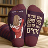 Custom Crew Socks - Personalized Anniversary Wedding Gifts For Husband And Wife, Him And Her - Fabulous Night With You