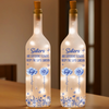 Custom Bottle Lamp - Personalized Best Friend Birthday Gifts For Women - Sisters Grow In The Same Garden Of Memories