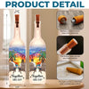 Custom Bottle Lamp - Personalized Anniversary Wedding Gifts For Husband And Wife, Him And Her - Love Shines Bright At Sunset