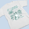 Custom Unisex T-shirt, Premium T-shirt, Hoodie - Personalized Summer Vacation And Travel Gifts For Dog Lovers, Dog Dad And Mom - Living My Best Dog Days