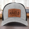 Gorra Con Parche De Cuero Personalizada - Regalos De Cumpleaños Personalizados Para Papá, Abuelo - Abuelos Llenos De Bendiciones