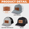 Gorra Con Parche De Cuero Personalizada - Regalos De Cumpleaños Personalizados Para Papá, Abuelo - Abuelos Llenos De Bendiciones