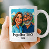 Custom Photo Funny Caricature Mug - Personalized Anniversary Wedding Gifts For Husband And Wife, Him And Her - I'm Yours No Returns Or Refunds