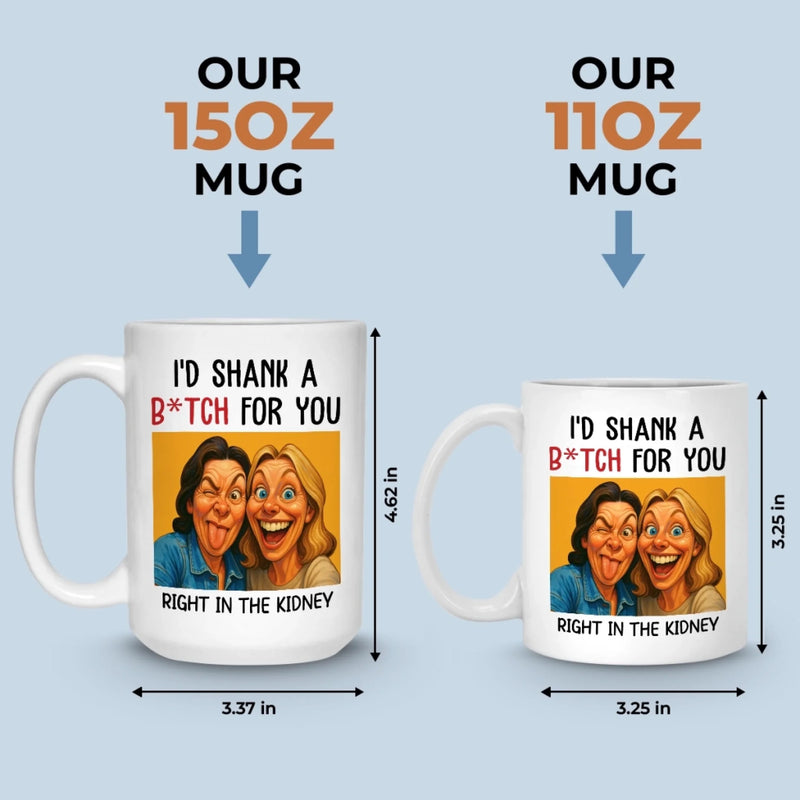 Custom Photo Funny Best Friend Gifts for Women - Personalized Mugs