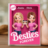 Custom Partner In Crime Rectangle Shaped Acrylic Plaque - Personalized Best Friend Birthday Gifts For Women, Besties, Sisters, BFF - Partners In Crime
