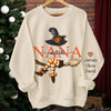 Custom Unisex Sweatshirt, Hoodie With Design On Sleeve - Personalized Halloween Birthday Gifts For Mom, Grandma - Bewitching Fun With Witchy Nana